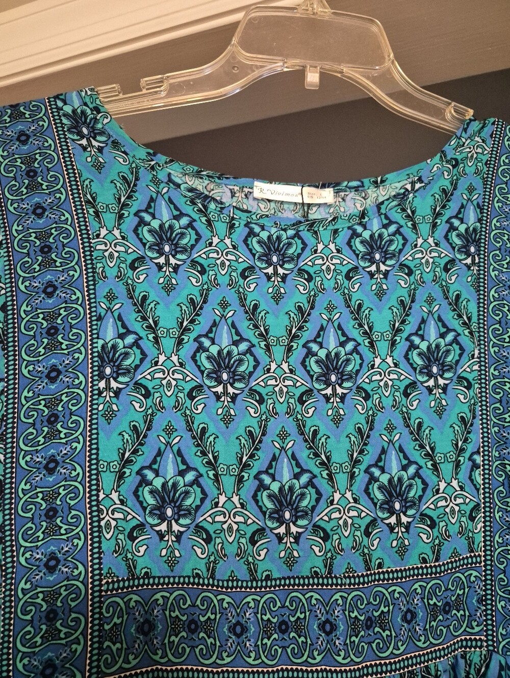 R. Vivimos Boho  Printed Tunic Top - Picture 6 of 10